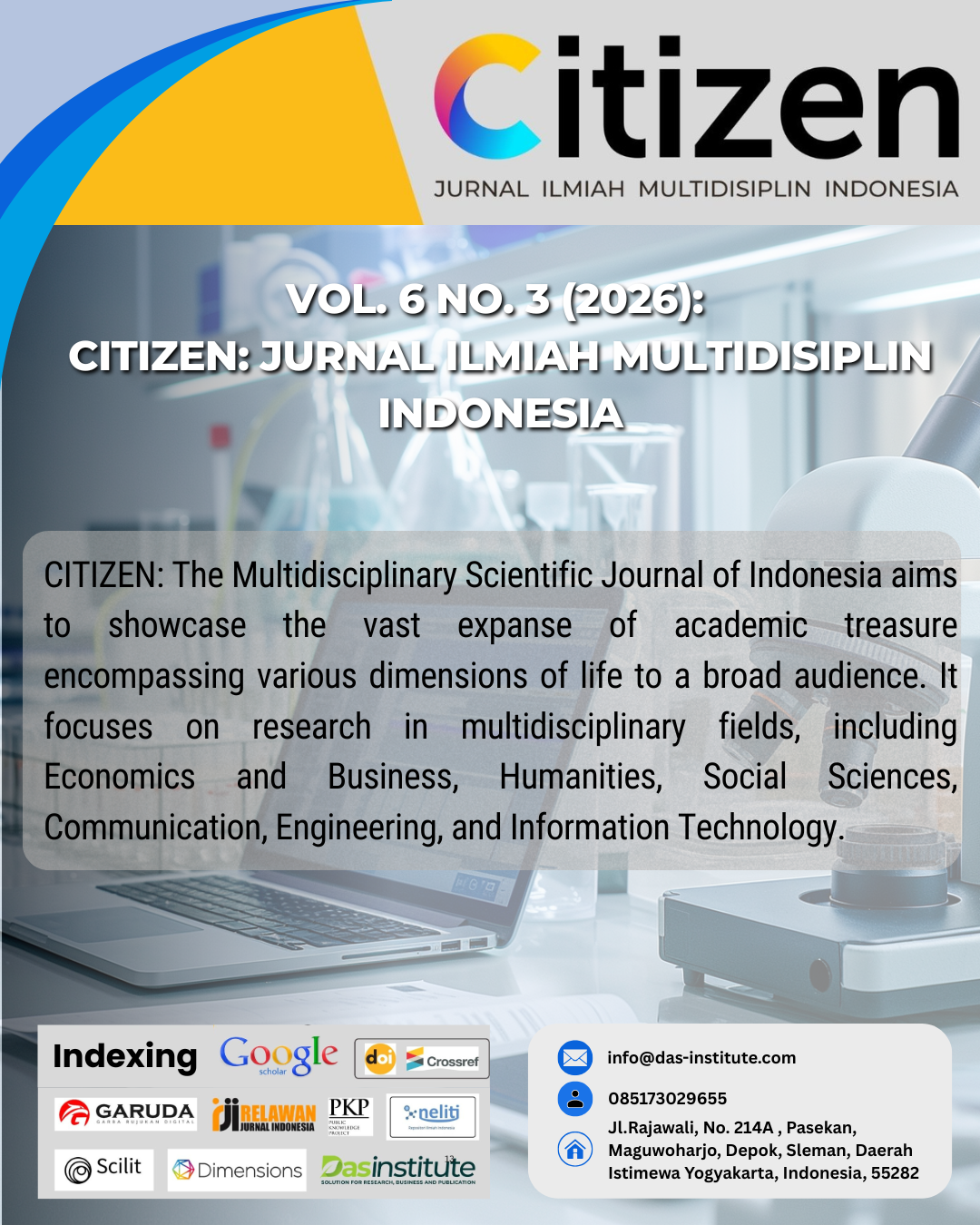 					View Vol. 6 No. 3 (2026): CITIZEN: Jurnal Ilmiah Multidisiplin Indonesia
				