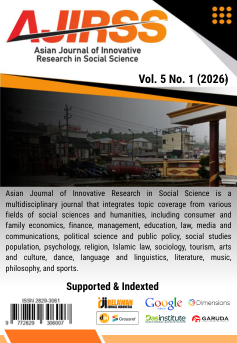 					View Vol. 5 No. 1 (2026): AJIRSS: Asian Journal of Innovative Research in Social Science
				